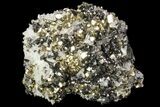 Sphalerite, Pyrite and Quartz Association - Peru #87747-1